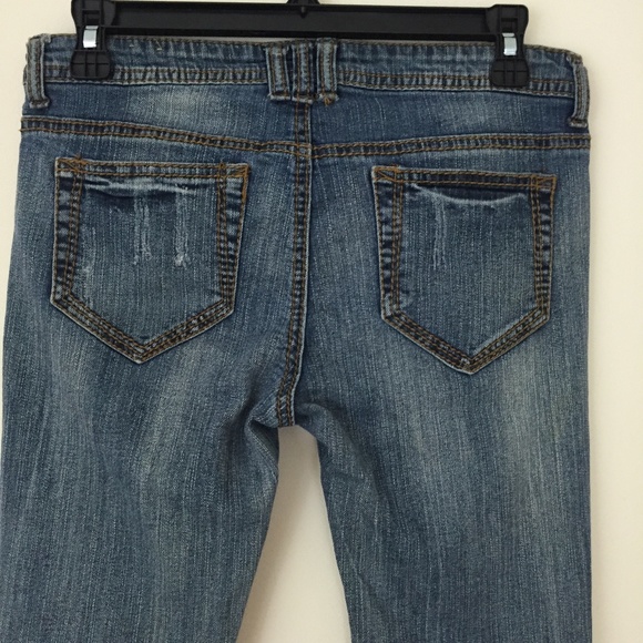 MOSSIMO SUPPLY CO Distressed Skinny Jeans - Picture 8 of 10